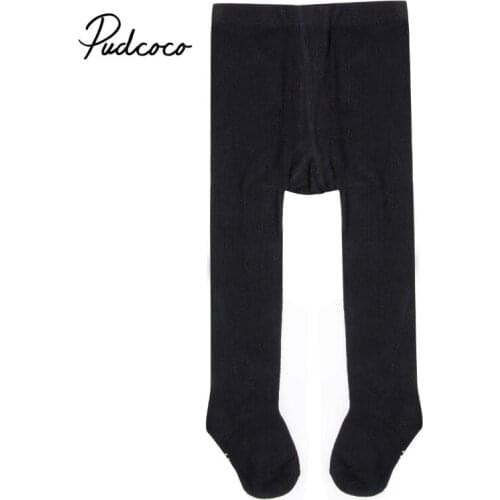 2020 Baby Autumn Winter Tights Hot Baby Toddler Kid Girl Ribbed Stockings Cotton Warm Pantyhose Solid Candy Color Tight 0-2Years