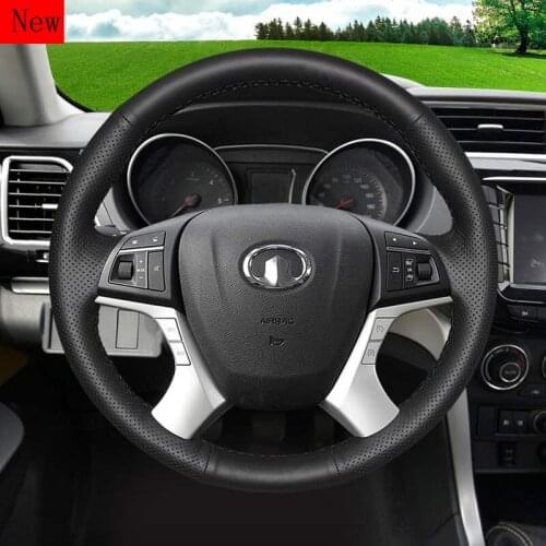 DIY Leather Hand-stitched Car Steering Wheel Covers for Great Wall Haval C30 M1m4 H6 H2 H5 H7 H3 Car Accessories