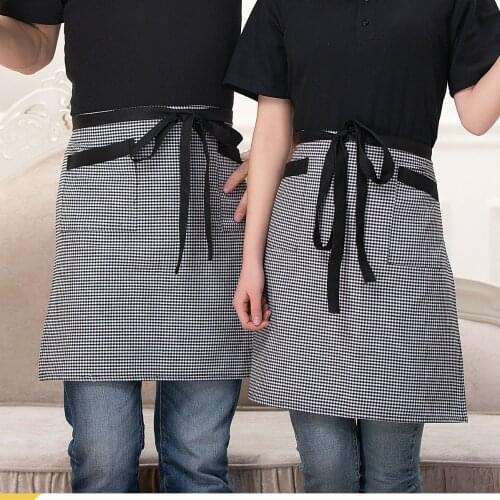 1 piece Chef Aprons restaurant kitchen waiters grille stripe print aprons cake food service