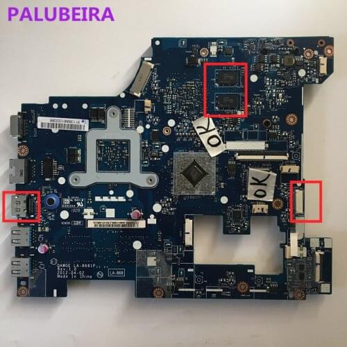 PALUBEIRA PALUBEIRA For Lenovo G585 LA-8681P Laptop motherboard Best Quality With with video card chip 100% Tested Fast Ship