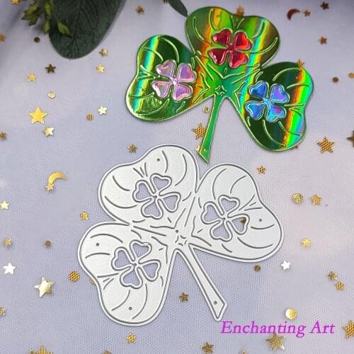 Beautiful Clover Metal Cutting Dies 2021 New Stencils for DIY Scrapbooking/Photo Album Decorative Embossing DIY Paper Cards