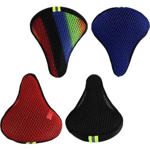 Bicycle Saddle 3D Soft Bike Seat Cover Cycling Silicone Seat Cushion Cycling Saddle For Bicycle Bike Accessories Dropshipping
