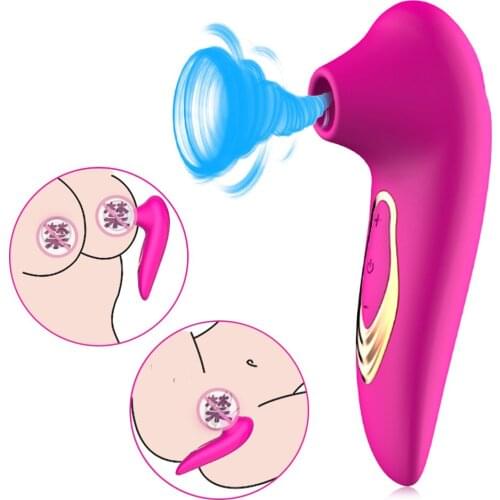 Clit Sucker Vagina Sucking Vibrator Clitoris Stimulator Blowjob Oral Nipple Sex Toys for Adult Women Masturbator Erotic Products