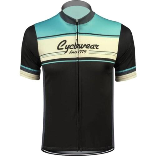New Cycling Jersey Short Sleeve Team Cycling Tops Full Zipper Mtb Outdoor Ropa Ciclismo Retro Bike Wear Clothing