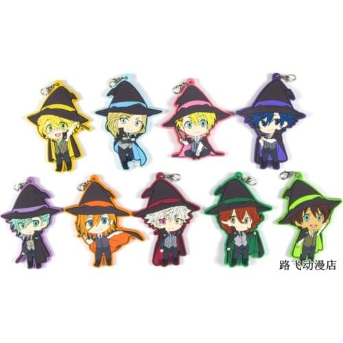 Uta no Prince-sama Maji Love 1000% Original Japanese anime rubber mobile phone charm keychain strap