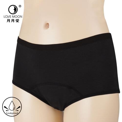 Womens Thickened Physiological Underwear Four-Layer Thickening Leakproof Breathable High Strength Absorbent Menstrual Panties