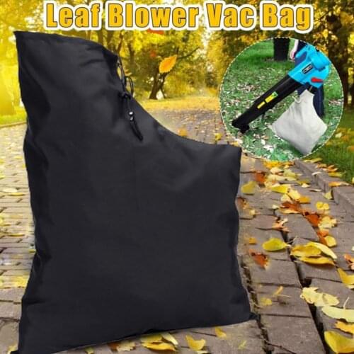 Leaf Blower Vacuum Zippered Bag 420D Oxford Vacuum Bag Waterproof Leaf and Dust Collection Bag