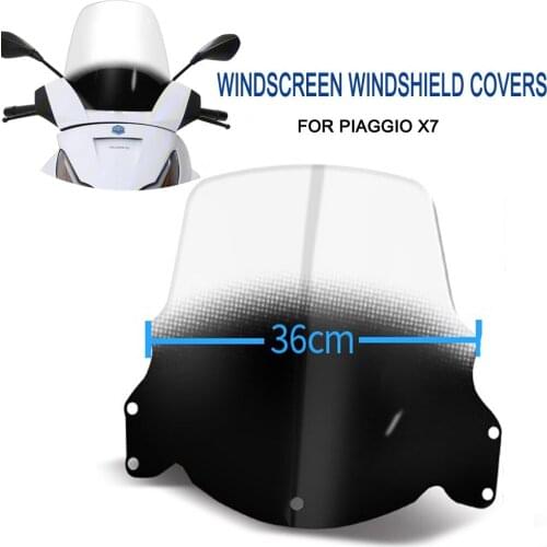 Motorcycle Windshield Wind Deflector Windscreen For Piaggio X7 VESPA X7