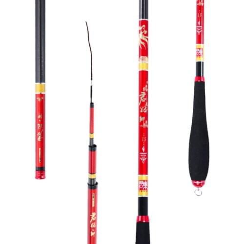 High Carbon Carp Fishing Rod 3.6-7.2m Squid Canne Superhard Ultralight Hand Pole Spinning Sticks Fishing Tackle