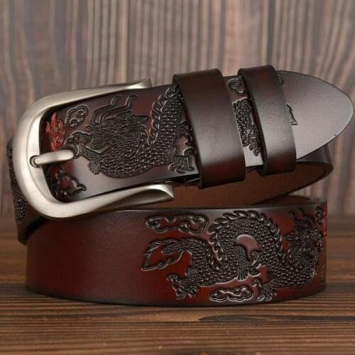 YKLYMYXJUNIA Leather Belts For Men