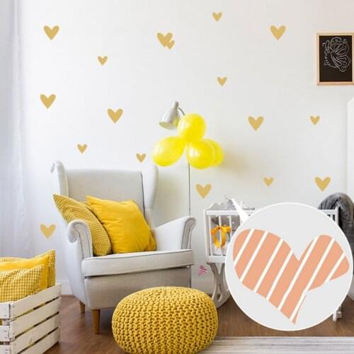 25PCs/pack Love Heart Wall Stickers Decal Bedroom Vinyl Art Mural children kids baby room decoration poster Home Decor