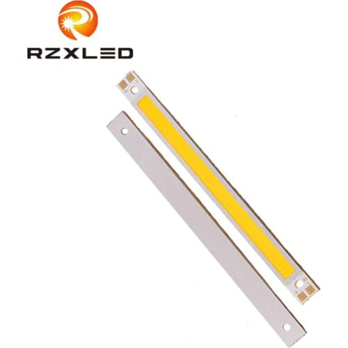 30Pcs/Lot 3W Warm White3000K COB bar High Power 12V LED Stripe Chip Lichtstreif Light Diode 120*10*2MM