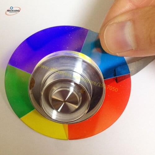5 Segments 55mm TV Projector Color Wheel For Samsung/ for Mitsubishi Projection Color Wheels (Blue-Blue-Red-Yellow-Green)