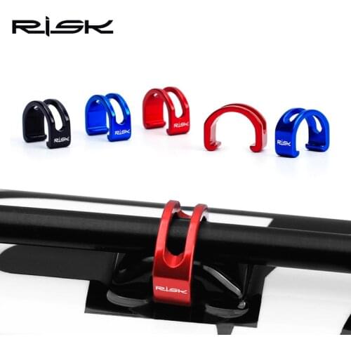 5PCS Bicycle C Type Buckles Aluminum Alloy For MTB Road Bike Disc Brake Cable Frame Organizer Line Pipe Clip