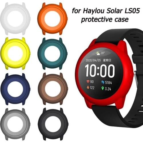 Watch Case for Haylou Solar LS05 Smart Watch Soft Silicone Protector Frame Shell for Xiaomi Haylou Solar LS05 Bracelet Bumper