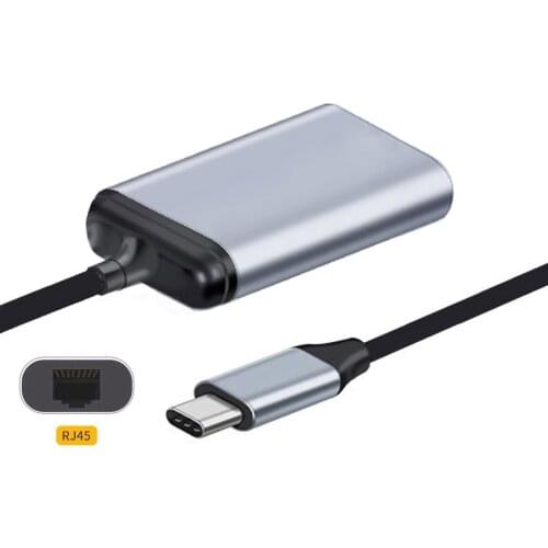 CY USB-C Type-C USB3.1 to 1000Mbps Gigabit Ethernet Network LAN Cable Adapter for Laptop