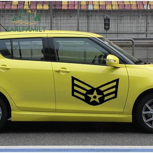 EARLFAMILY 2x Classic Air Force E4 Advanced Command and Control Aircraft Pilot Art Car Stickers Truck Door Vinyl Decal 9 Colors