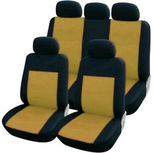 Hot Sale 9PCS Universal Car Seat Cover Fit Most Cars with Tire Track Detail Car Styling Car Seat Protector