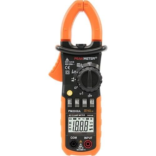 MS2008A Intelligent Digital Clamp Meter High Precision Multimeter AC Current Voltage Resistance Capacitance Measuring Tester