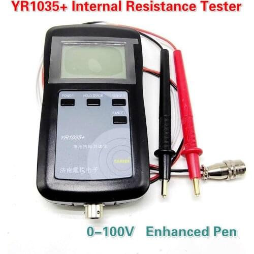 New Original Four-line YR1035 Lithium Battery Internal Resistance Meter Tester Detector 18650 Dry Battery With Enhanced Pen