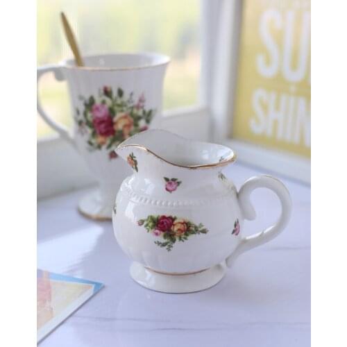 Ceramic mug, water cup, milk pot can be used as a small vase