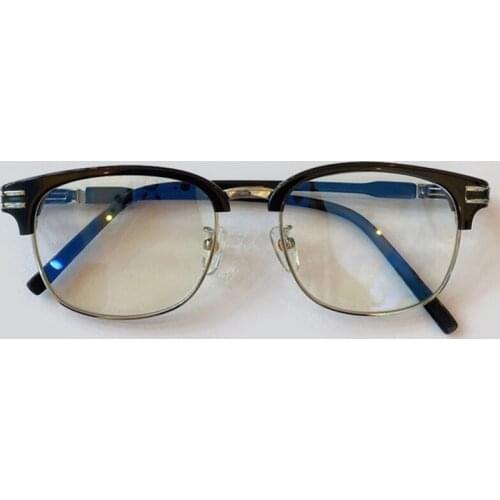 Classic Metal Glasses Frame Women Retro Brand Anti Blue Light Glasses Frame Men Square Eyeglasses Frame