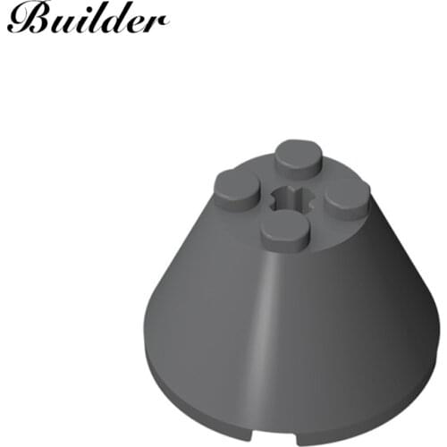 Building Blocks 3943 Brick Round 4x4x2 Cone 10PCS/lot Compatible All Brands Assembles Particles Education Toys for Children