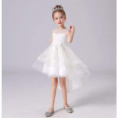 Summer Dress For Girls Baby Girl Dress Kids Clothes Summer Childrens Wear For Baby Girl Clothes Girl Dress White