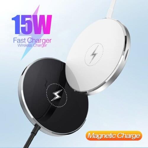15W Magnetic Wireless Car Charger Holder For iPhone 12 Pro Max 12 Mini Mobile Phone Fast Charging Adapter For Xiaomi 11 Huawei