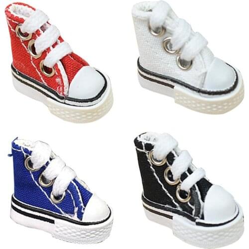 Mini Finger Shoe High Quality Canvas Cute Skate Board Shoe Fingerboard Shoe for Finger Breakdance Fingerboard