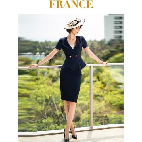 Dress Women OL Office Lady 2020 Elegant Business Work Formal Wear Summer V Neck Knee Length Female Midi Pencil Party Dresses