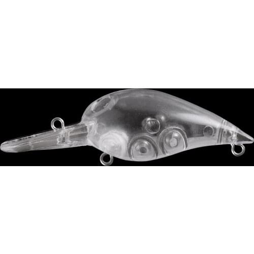 20pcs Blank Minnow Crank Bait 8g 7.5cm Artificial Fish Wobbler Unpainted Hard Fishing Lure Bass Crankbait Fish Tackle