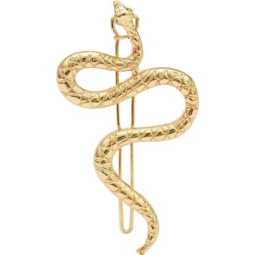 100pcs/lot DIY Simple Alloy Pierced Creative Mini-snake Hair Clips Golden Sliver Hairpin Hair Styling Tool Accessories HA1011