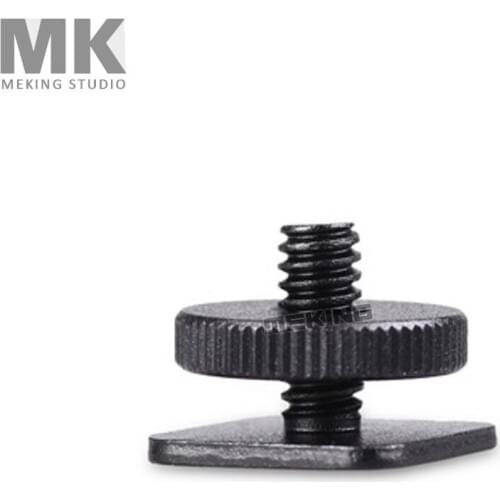 1/4" Tripod screw to Camera Flash Hot Shoe Mount Adapter *6pcs