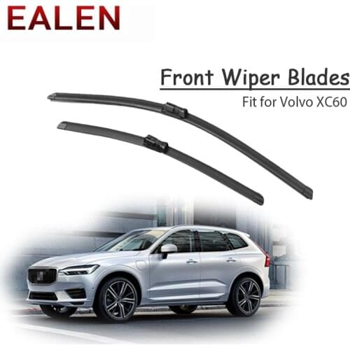 EALEN For Volvo XC60 2016 2015 2014 2013-2008 Windscreen Original Wiper Accessories 1Set Rubber Car Front Wiper Blade Kit