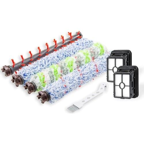 1 Set Pet & Multi Surface & Wood Floor & Area Rug Brush Rolls and 2 Pack 1866 Filters Compatible with Bissell Crosswave 1785 230