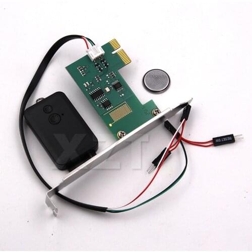 1pcs Mini PCI-e Desktop PC Remote Controller 20m Wireless Restart Switch Turn On/OFF For Desktop Computer Hot Sale newest