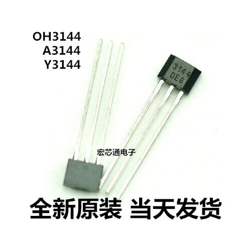 50 pcs A3144 de 3144E OH3144E 3pin SIP