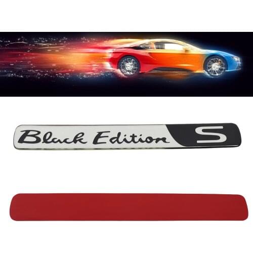Black Edition S for LX470 LX570 Trunk Rear Nameplate Emblem Badge Sticker