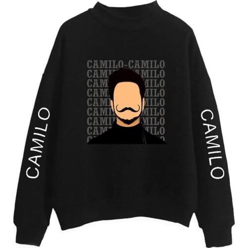 Colombia Camilo Echeverry Thin Fleece Turtleneck Bottoming Shirt Women Inner Clothes Korean Loose Long Sleeve t-shirt Women