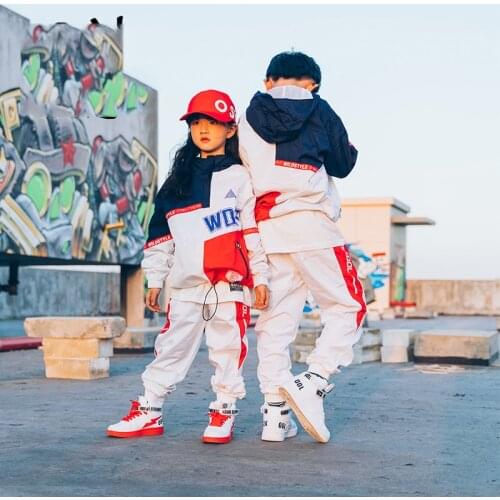 Modern Unisex ChildrenS Jazz Dance Costumes Set Four Pieces Street Dance Hip Hop Kids Performance Costume Stage Outfit DWY3849