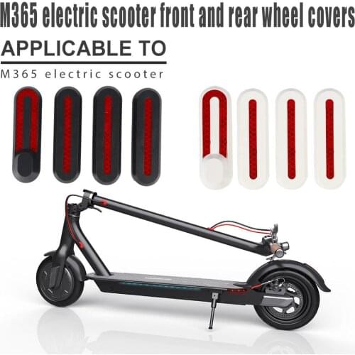 Scooter Front Rear Wheel Tyre Cover Hubs Protective Shell Case Sticker For Xiaomi Mijia M365 Electric Scooter Skateboard Parts