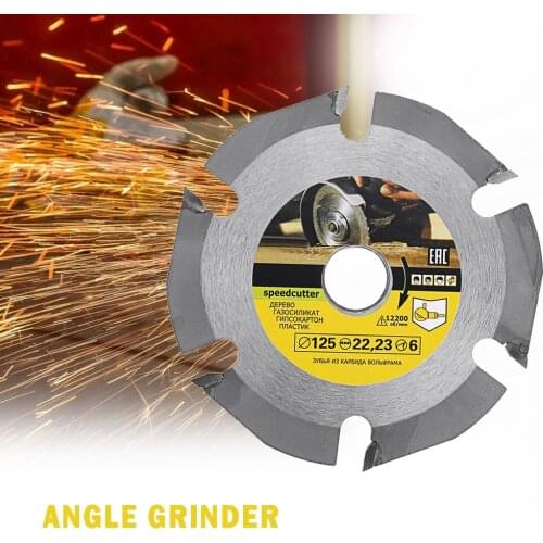 Circular Saw Blade Set Abrasive Angle Grinder Saw Disc Carbide Tipped Strong Toughness Wooden Portable Wood Cutter