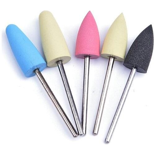 NEW 50PCS Dental Materials Silicon Rubber Head Grinding Machine Grinding Head Of Low Speed Rubber For Dentist Tools
