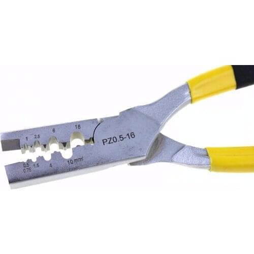 PZ 0.5-16 PZ0.5-16 German needle type line clamp tubular terminal crimping pliers sleeve type terminal cold press pliers