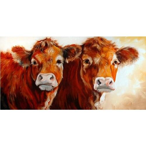 Full Diamond Diamond Embroidery Animal Cattle 5d DIY Diamond Painting Cross Stitch Rhinestone Mosaic Art Deco Wall Sticker