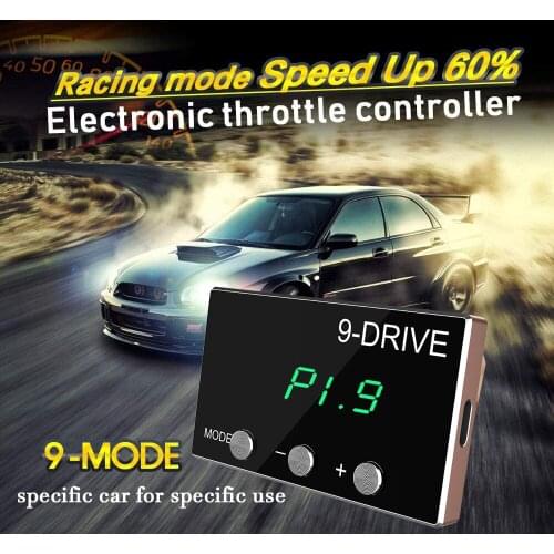 Portable 9 Drive 5 Modes Car Electronic Throttle Accelerator Throttle Response Controller Power Tuning Tool Racing Pedal Booster