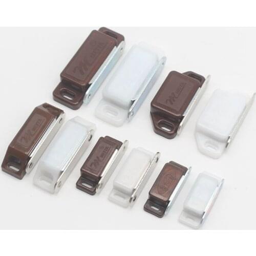 5PCS Strong Door Closer Plastic Magnetic Cabinet Catches Latch Magnet Cabinet Suction for Furniture Wardrobe Cupboard