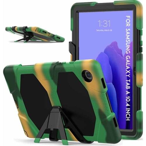 Shockproof Case For Samsung Galaxy Tab A7 2020 10.4 SM-T500 SM-T505 T500 Hard Military Heavy Duty Silicone Protection Cover
