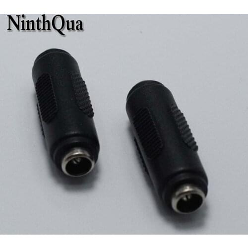 2pcs 5.5*2.1mm / 5.5x2.1 mm DC Power Socket Connector female to female Panel Mounting Jack Adaptor
